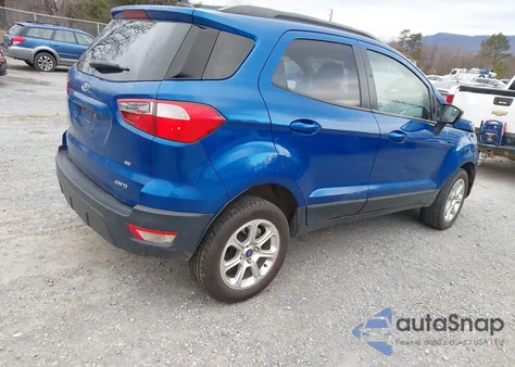 2019 Ford Ecosport Se из США, поврежденный, VIN MAJ6S3GLXKC294696